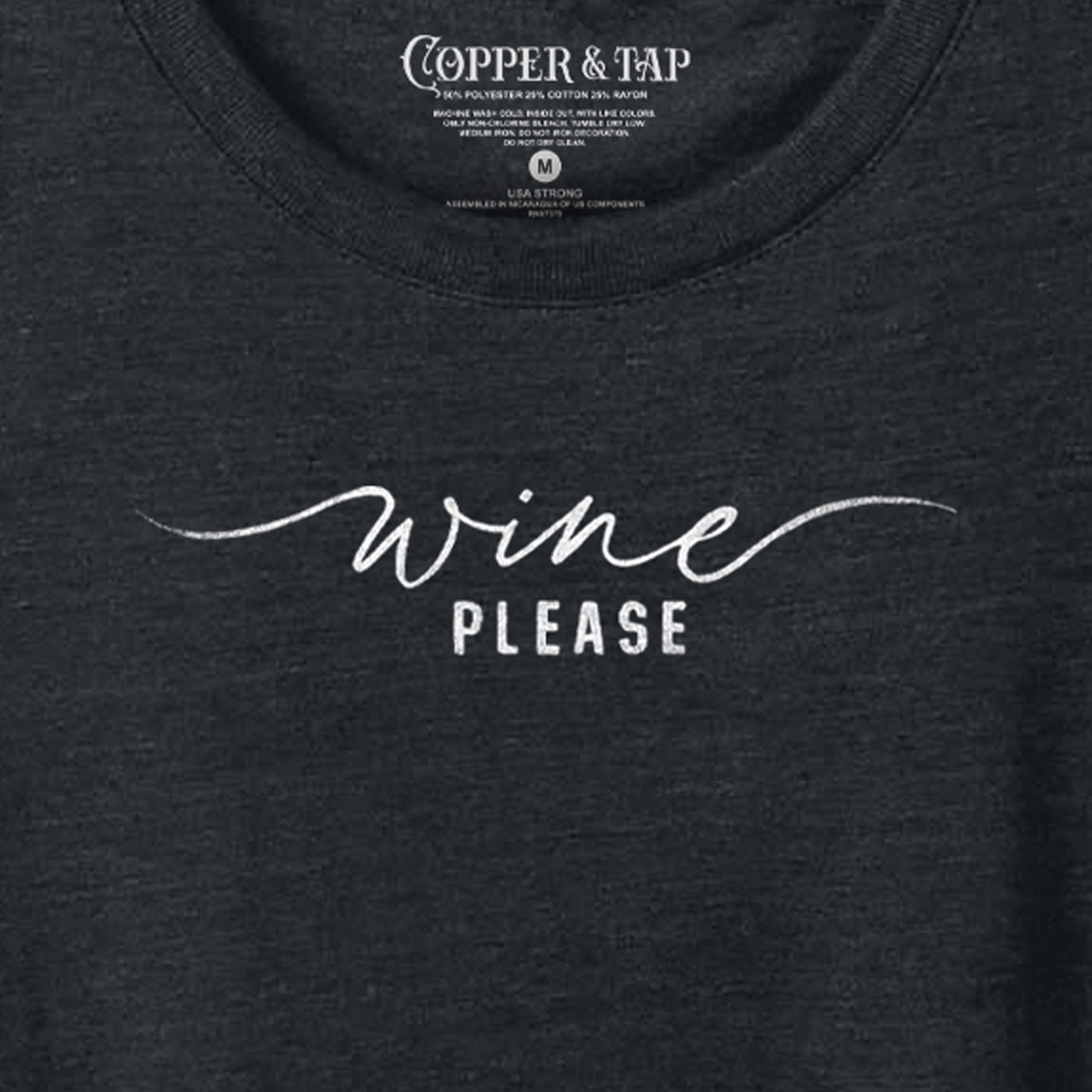 Wine Please Womens Fit Tee