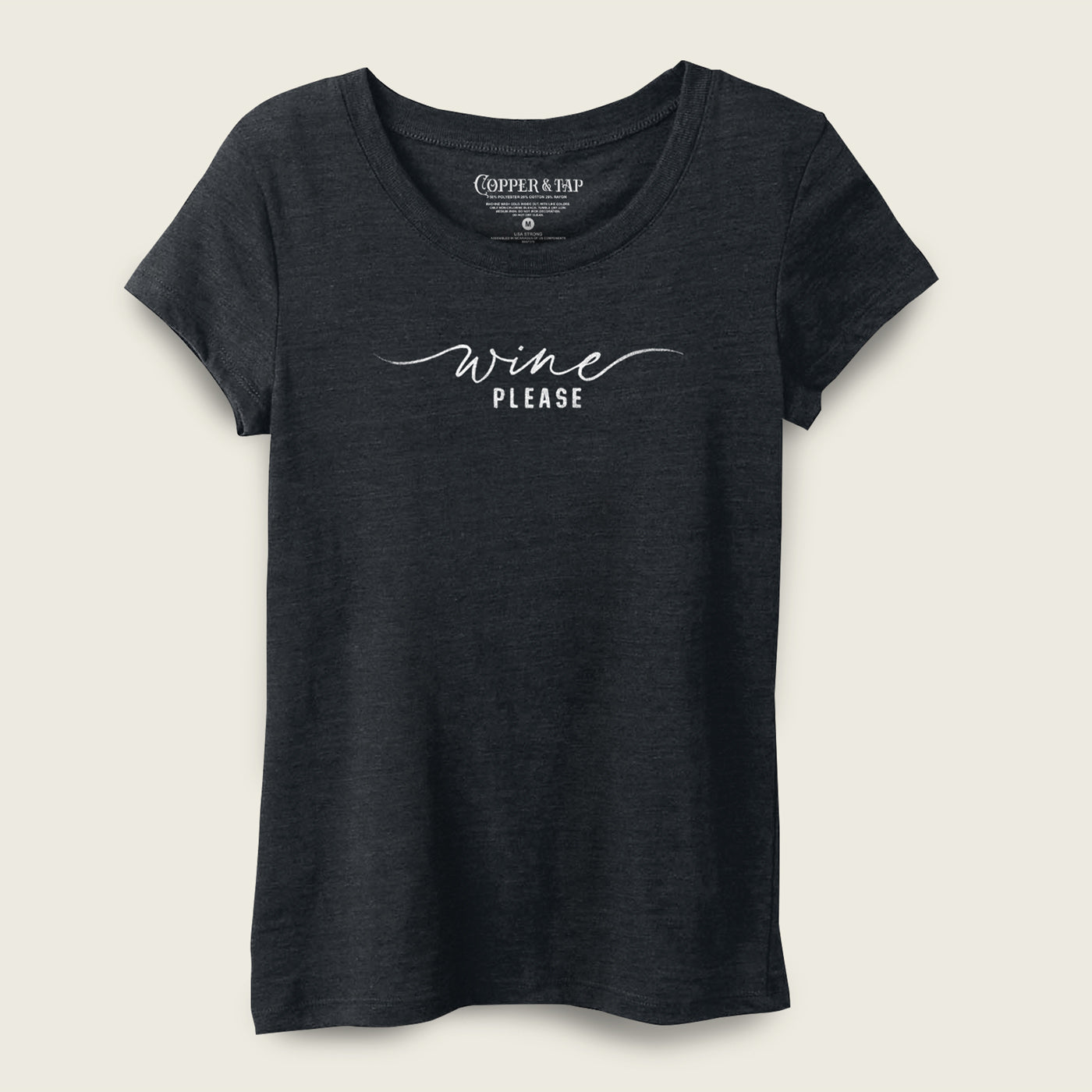 Wine Please Womens Fit Tee